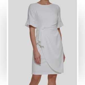 DKNY white dress size 6